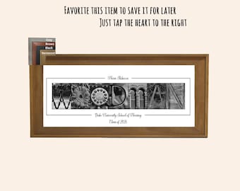 Nursing School Graduation Gift for New Nurse, Personalized Class Of 2026, RN Degree Keepsake