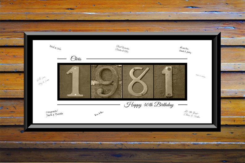 40th Birthday Gift Ideas For Sister Daughter 40th Birthday | Etsy