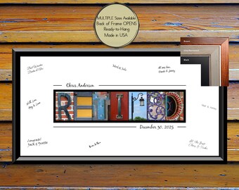 Retirement Gift For Women Men, Gift For Women Coworker Retirement Party Guestbook, Teacher Retirement Gift, Boss, Retirement Frame To Sign