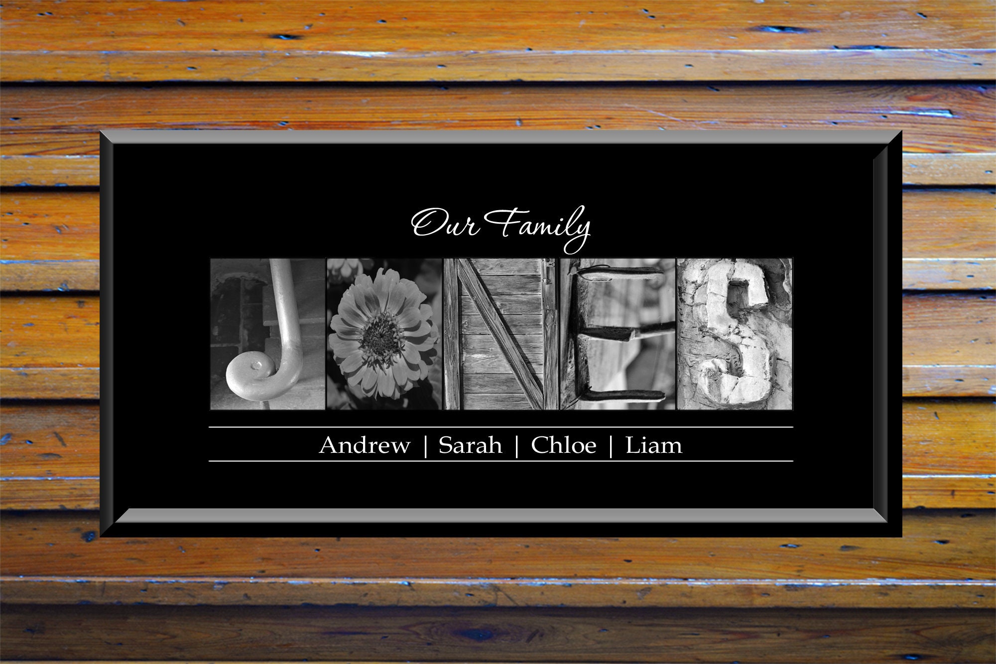 Last Name Wall Art Alphabet Photography Alphabet Art Family Etsy