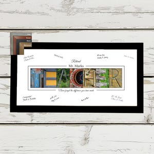 Teacher Retirement Gift, Retirement Gifts For Teachers Women, Men, Male Retiring Teacher Gifts, Teacher Sign, Retirement Party Guestbook
