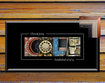 Last Name Wall Art, Alphabet Photography, Alphabet Art, Name Wall Art, Alphabet Art Photos, Family Gift Ideas, Family Gifts, Name Print