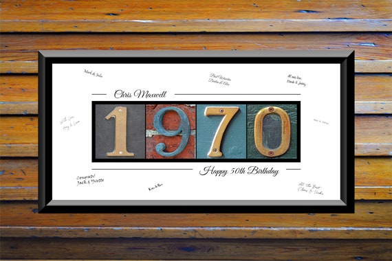 50th Birthday Gift For Men 50th Birthday Party Decorations Etsy
