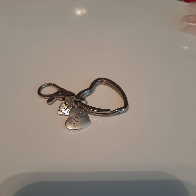 DIY Key Fob Charm Gender Reveal Keychain.... Design It Etsy