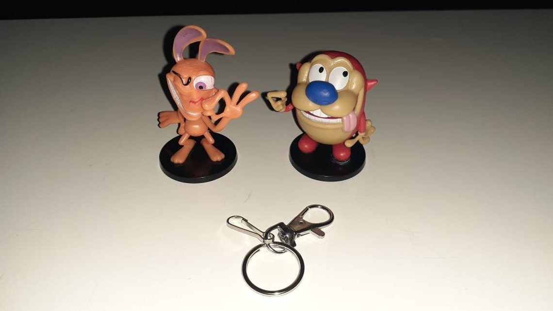 Key fob charm interchangeable keychain 2 figure gift set Etsy