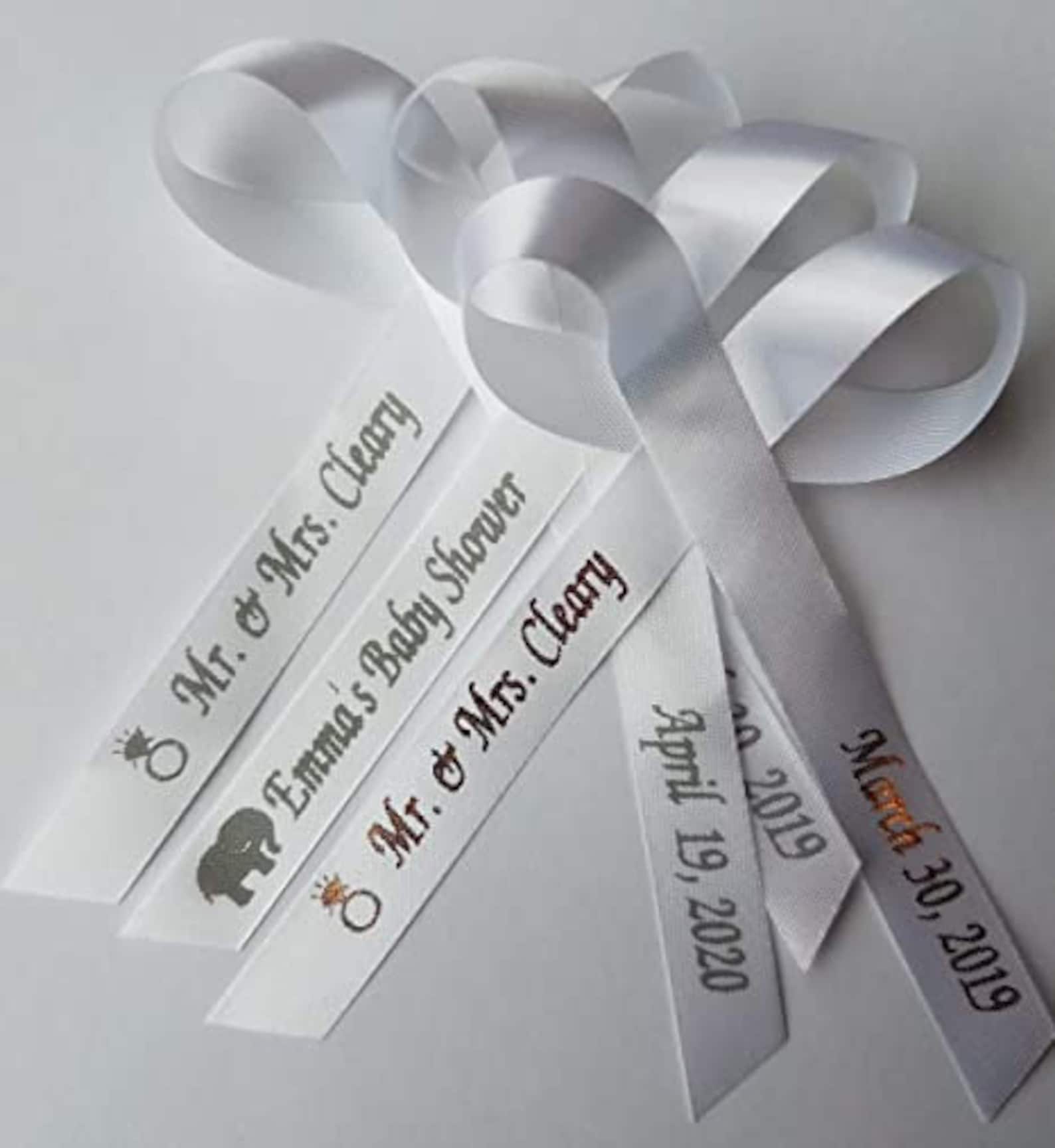 Memorial Personalized Ribbons for a Funeral Etsy
