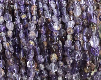 7-8mm Super Seven Crystal Nugget Beads,Gemstone Beads , Wholesale Beads ,Full Strand