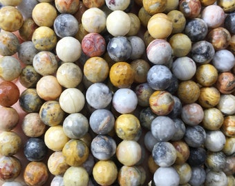 8 mm 10 mm Crazy Lace Agate Faceted Beads , Agate Beads , Wholesale Beads,Full Strand