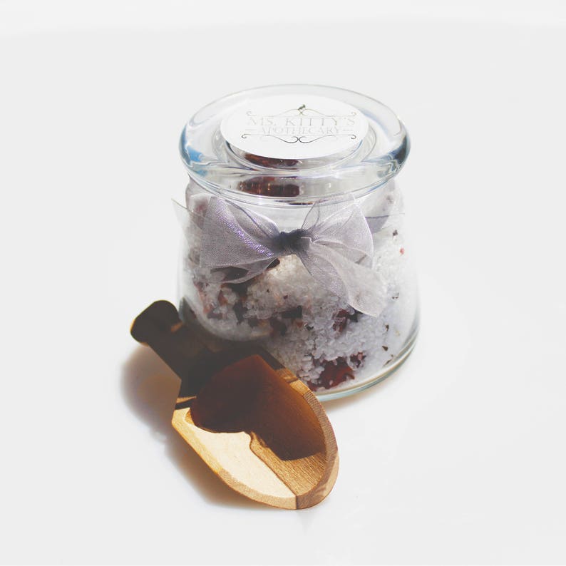 Dried Rose Petals & Epsom Salt Bath Natural Bath Products Etsy