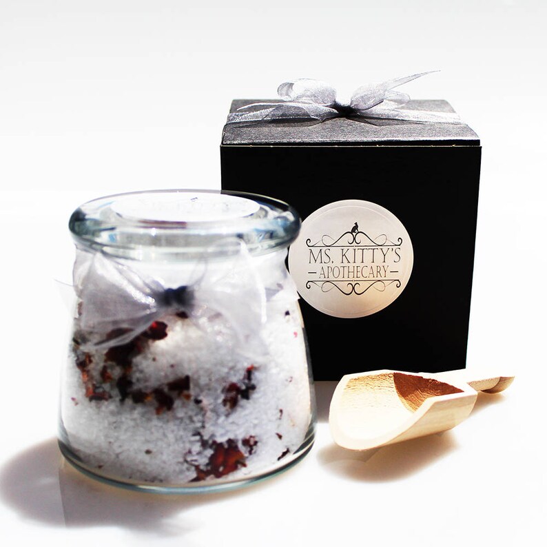 Dried Rose Petals & Epsom Salt Bath Natural Bath Products Etsy