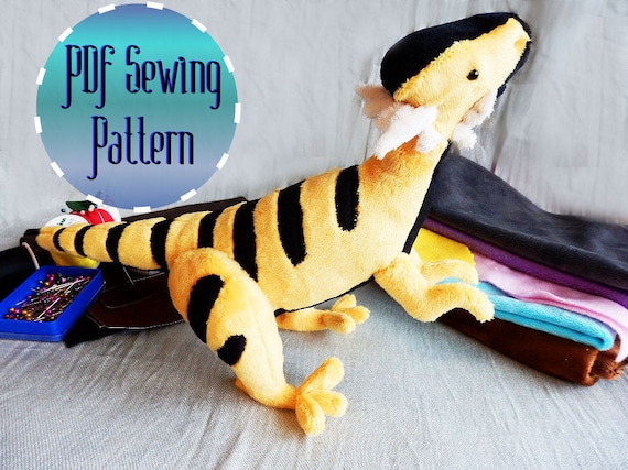 lizard plush pattern