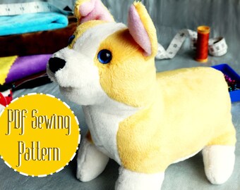 corgi plush pattern free