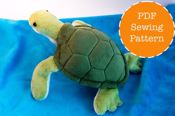 Sea Turtle Plush Pattern Stuffed Animal Sewing PDF - Etsy Sea Turtle Plush Pattern Stuffed Animal Sewing PDF - Etsy