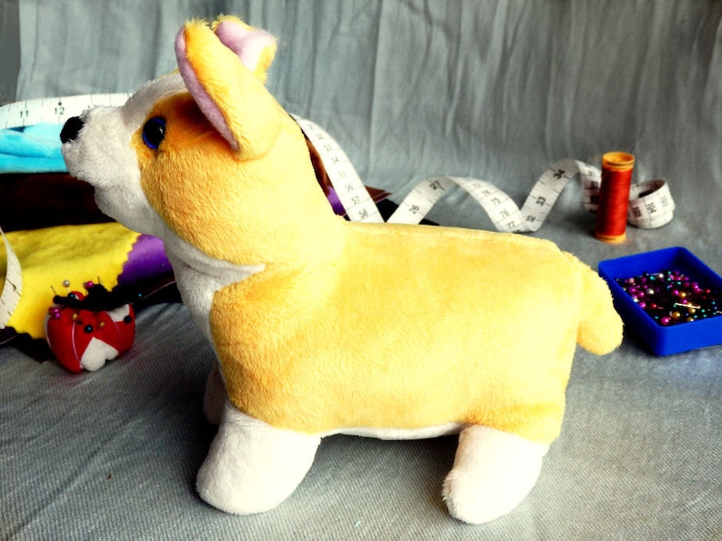 Corgi Plush Plush Pattern Stuffed Animal Sewing PDF - Etsy