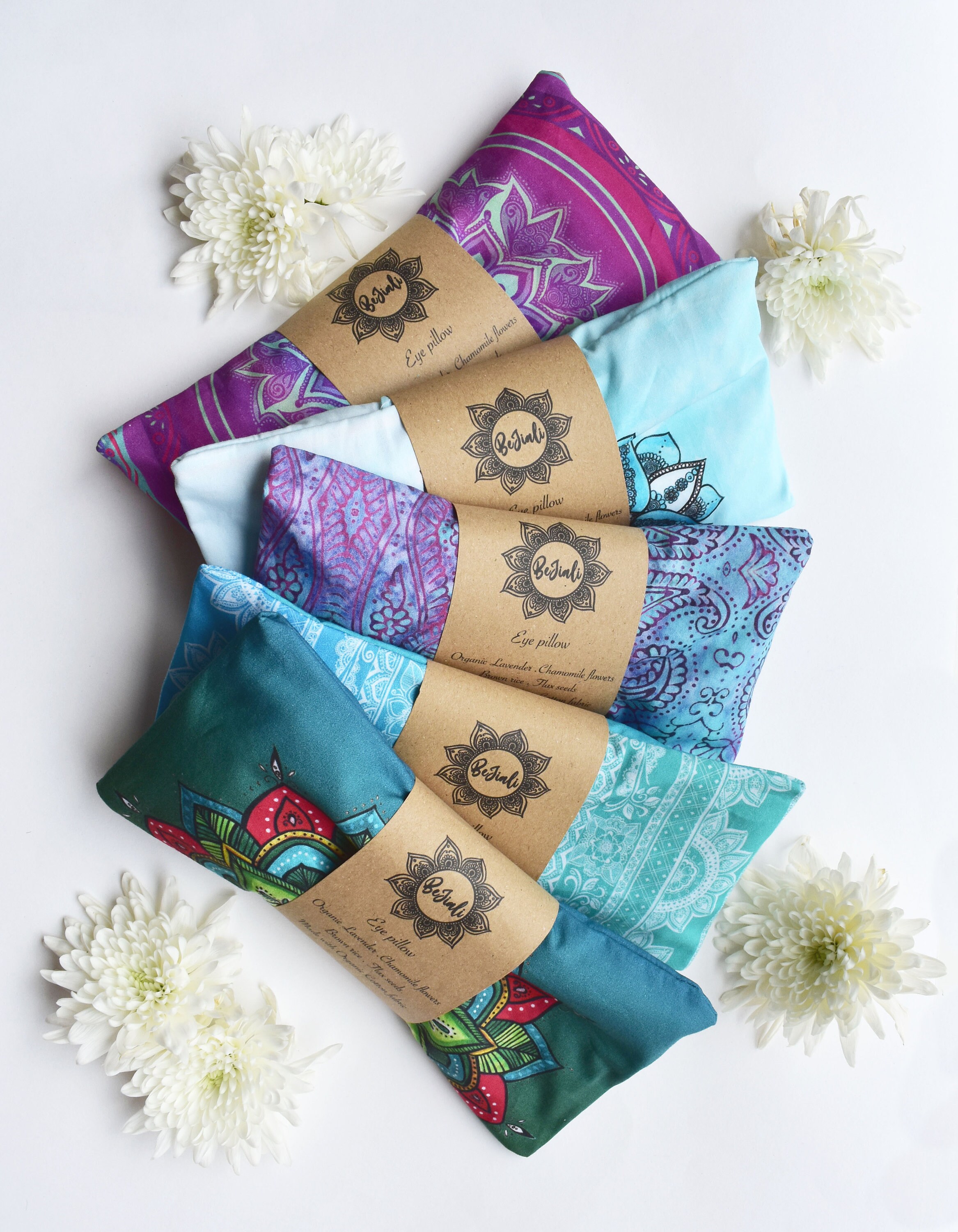 Organic Cotton Savasana Eye Pillow Yoga relaxation Our Etsy
