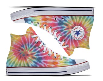pastel tie dye converse high tops