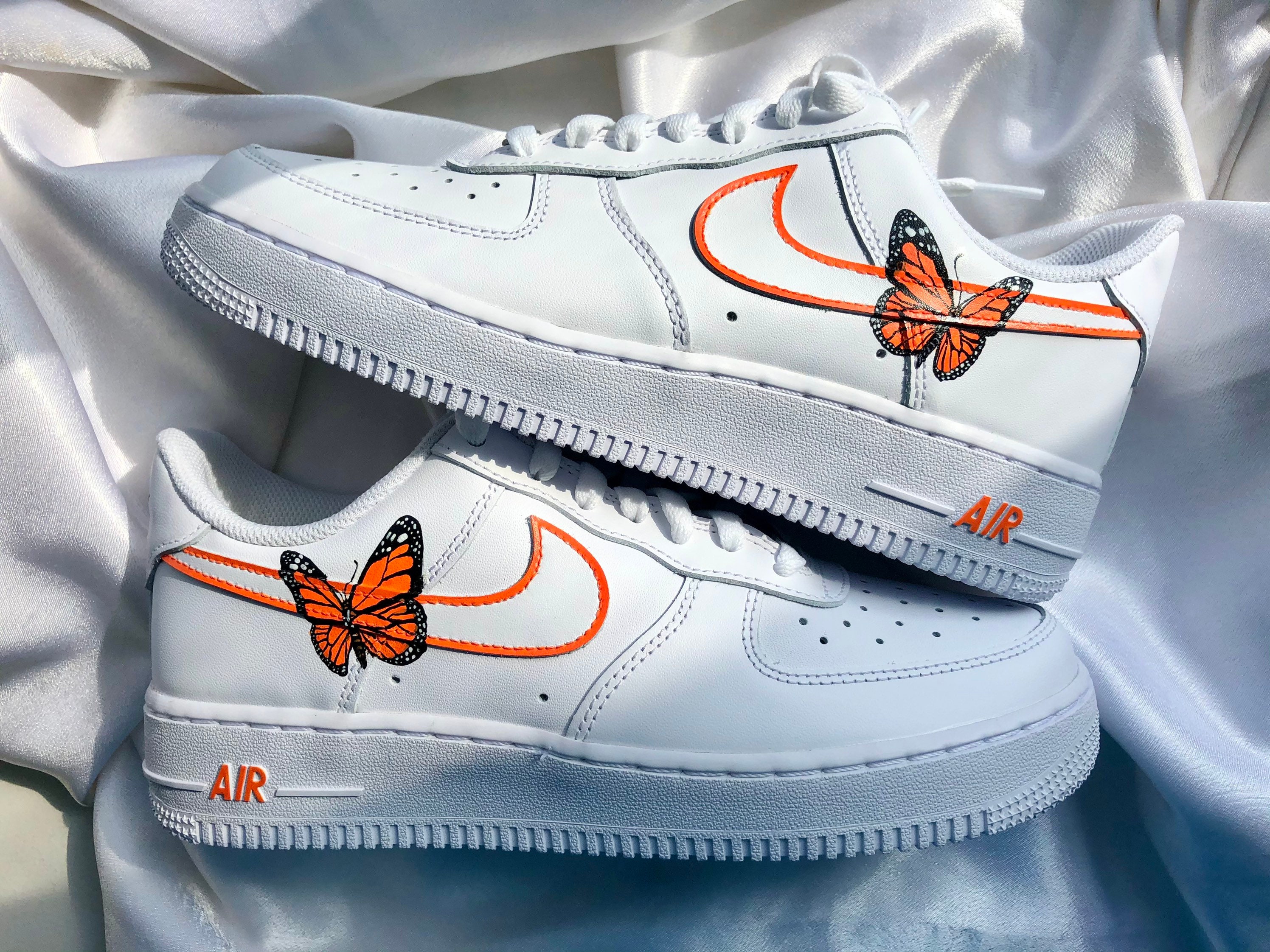 customized butterfly air force 1