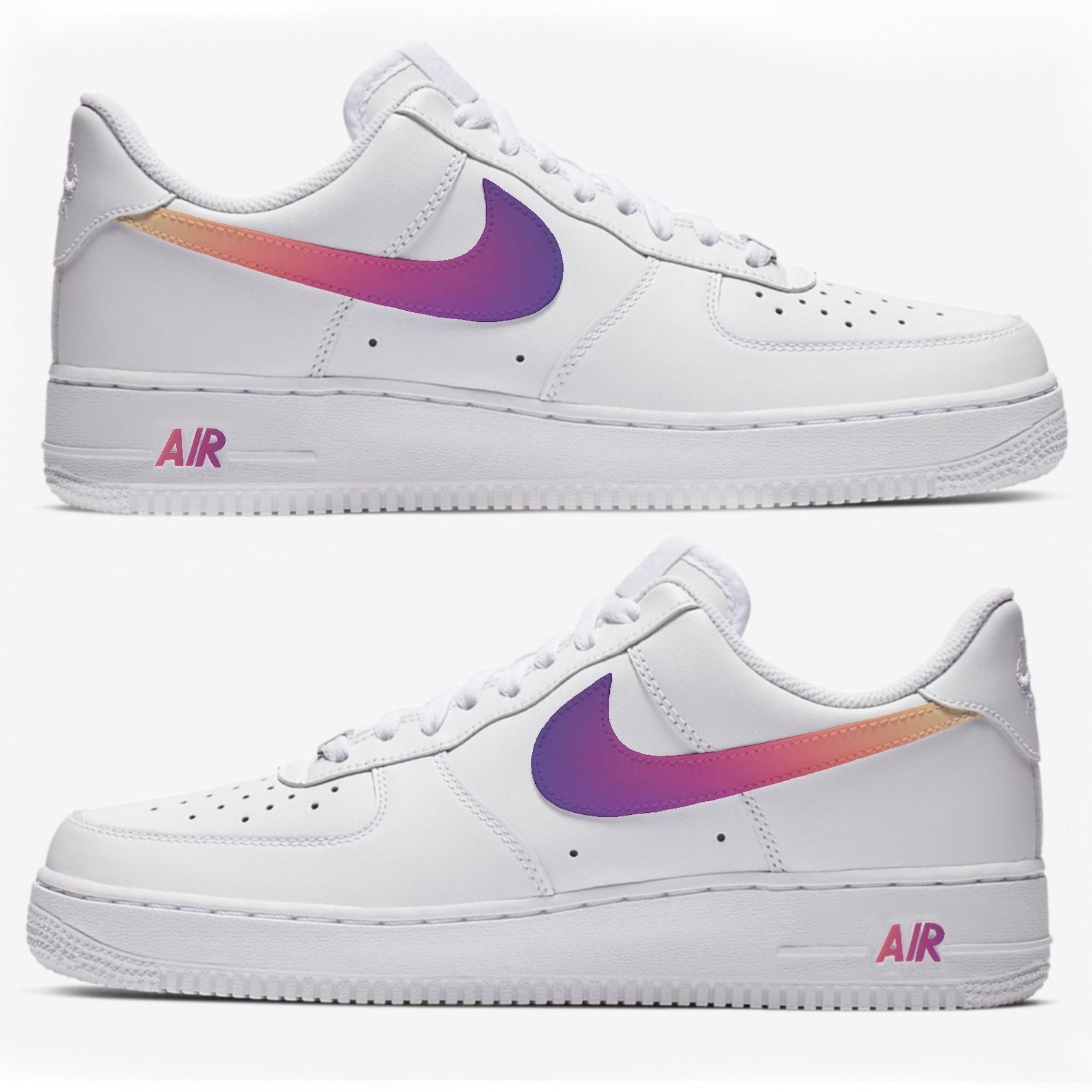 custom sunset air force 1