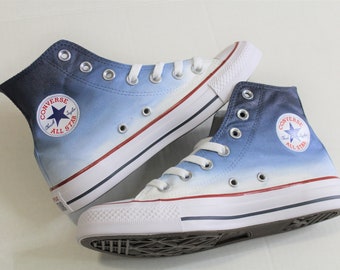 faded blue converse