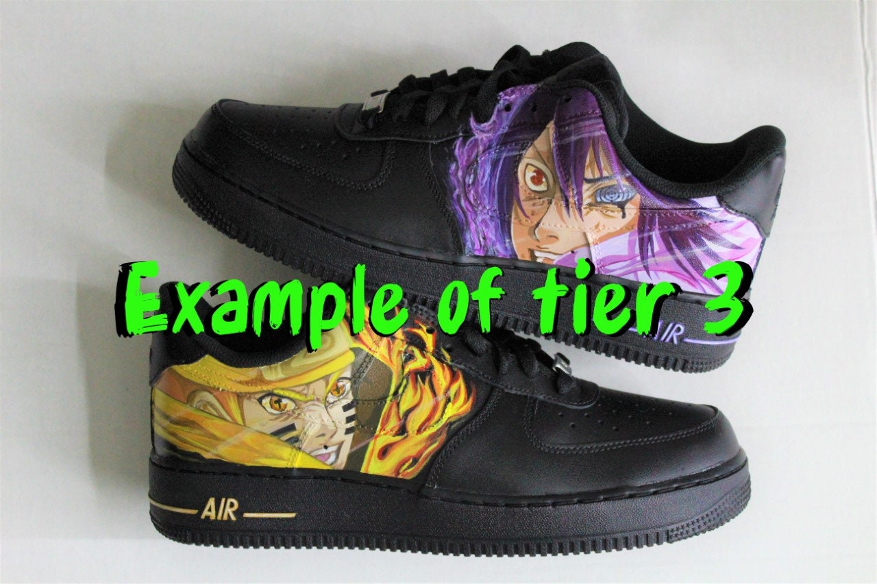 Design Your Custom Nike Air Force 1 Shoes Examples Inside Etsy