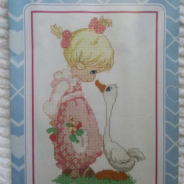 DIY (6"x8") Precious Moments Counted Stitch kit/New and un-opened/#38103-Make A Joyful Noise/M.C.G. Textiles