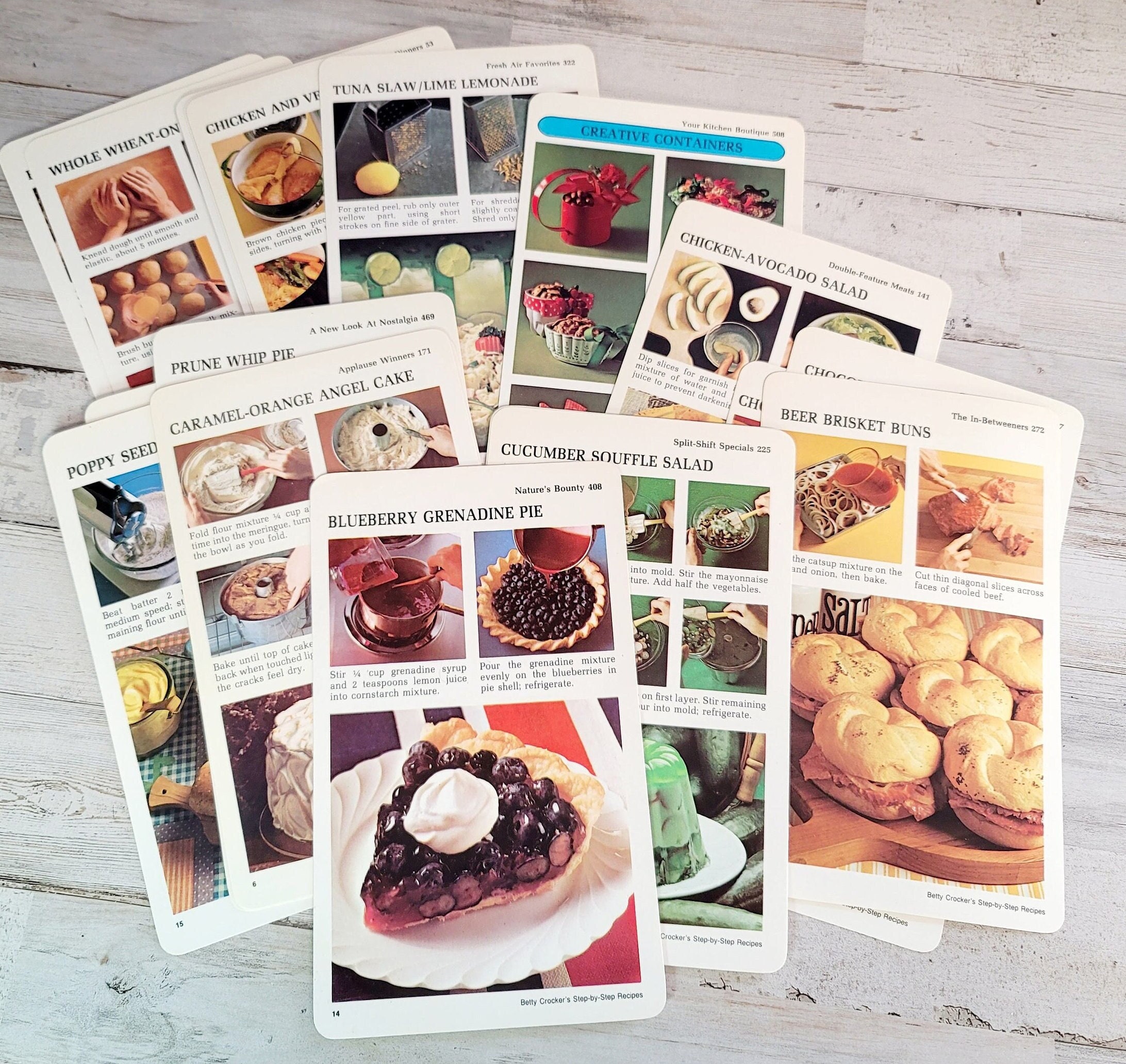 Recipe Card Box Betty Crocker - Etsy
