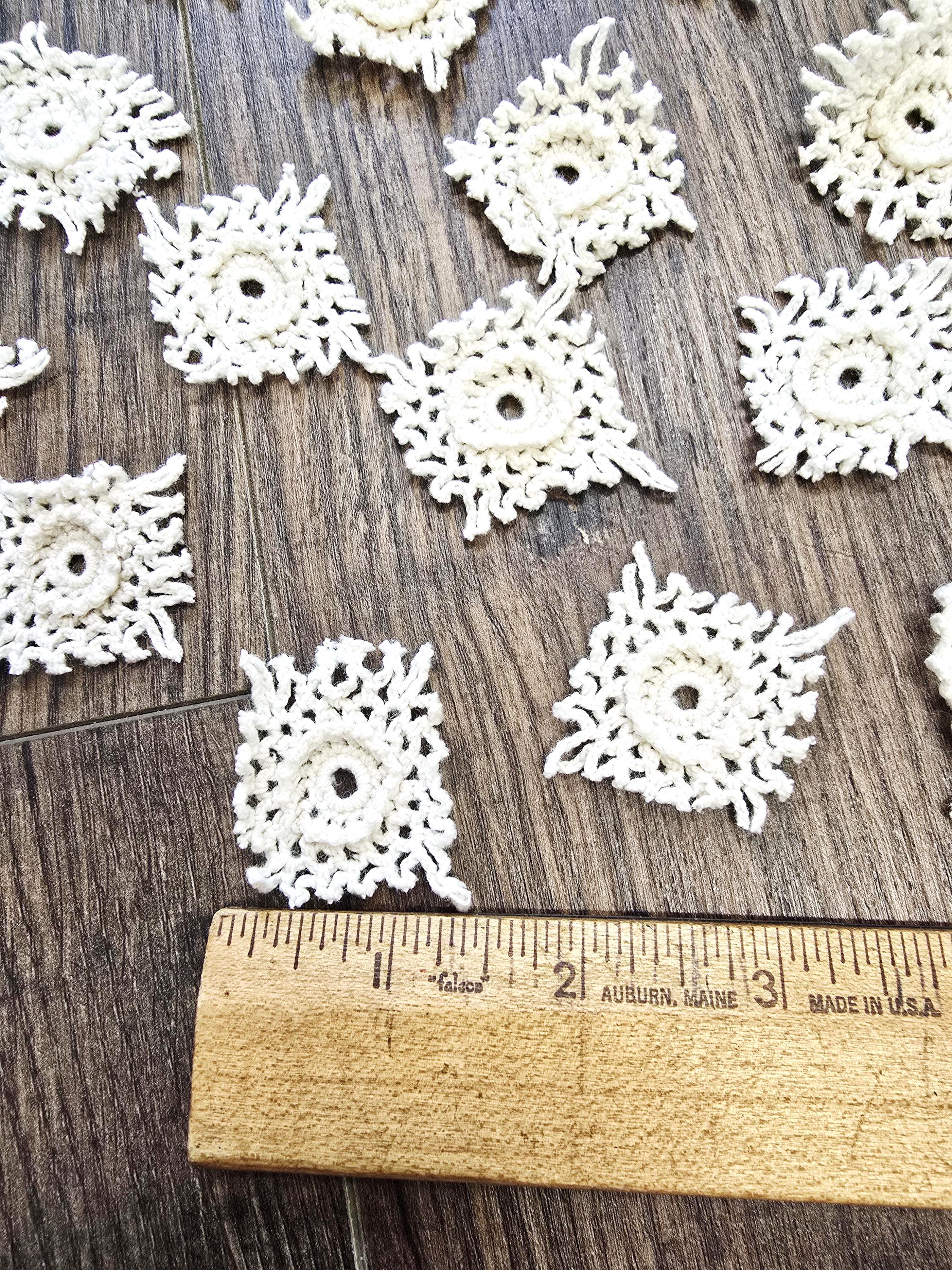 25 Crochet Lace Doilies: 1.5