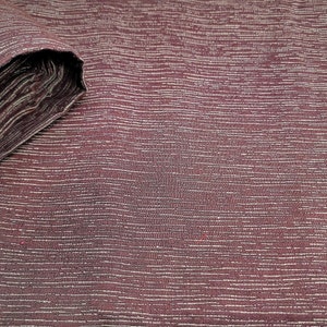 Vintage PURPLE/BEIGH 58&quot; wide-Upholstery Fabric -Pillow fabric,Drape fabric-Sold by the 1/2 yard