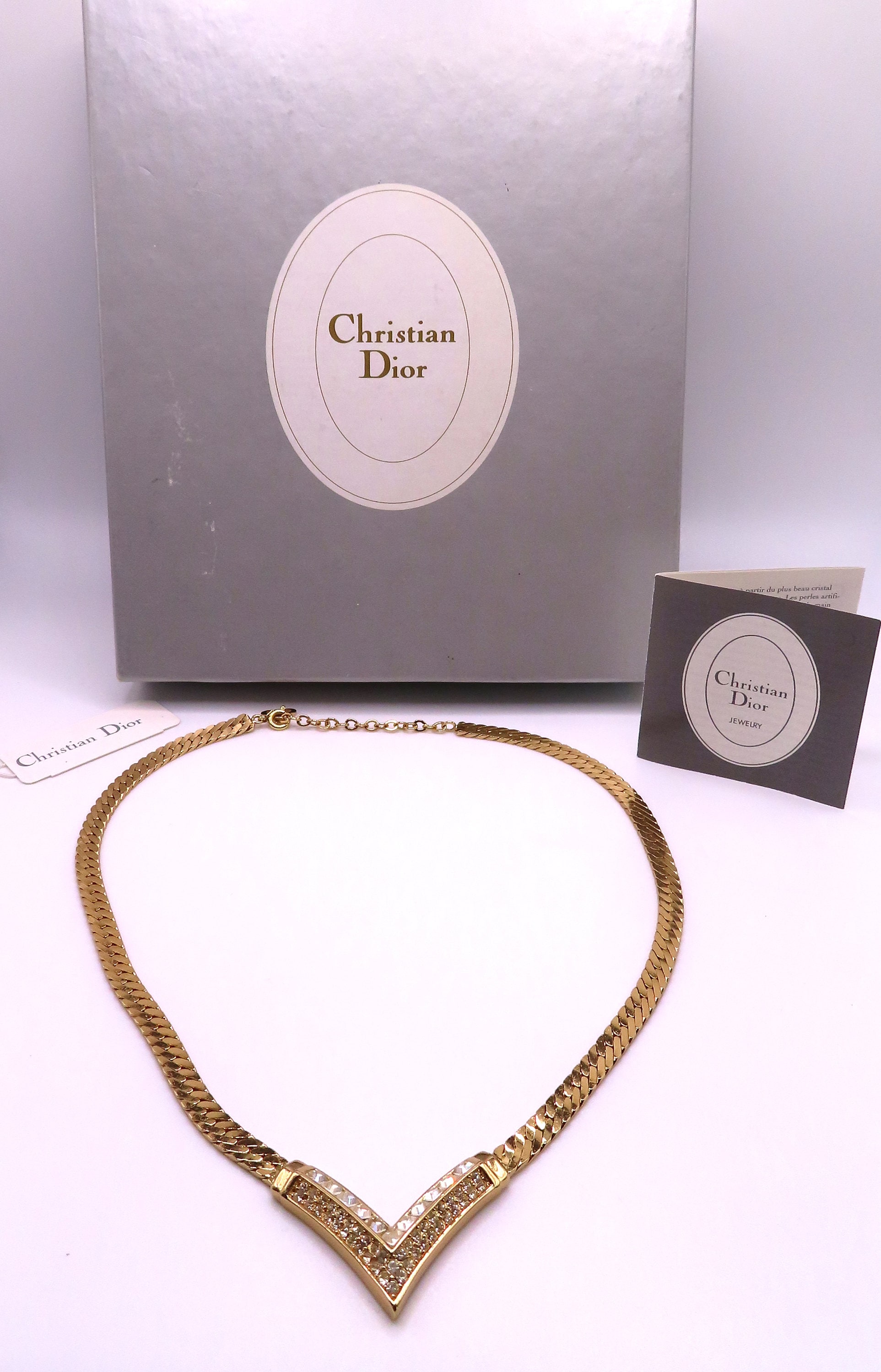 690 NWB Christian Dior Evolution Necklace Gold India | Ubuy