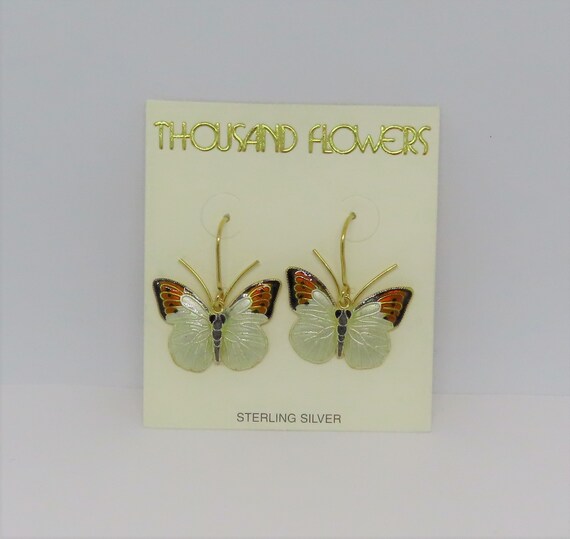 Vintage Thousand Flowers 1980s Figural Butterfly … - image 1