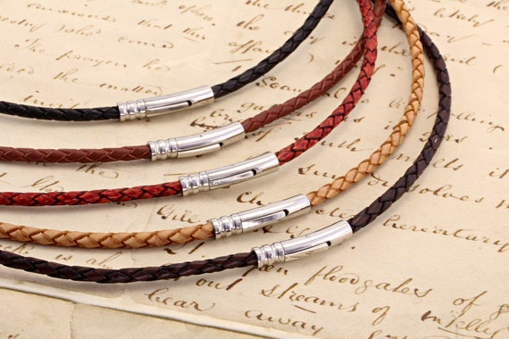 Braided Leather Necklaces