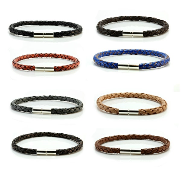 Leather Bracelet - Etsy UK