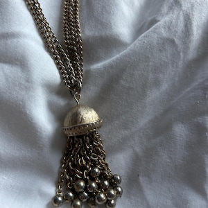 Vintage Gold Tassel pendant