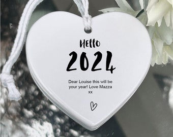 Hello 2024, Ready for you, 2024 New Beginnings, New Year 2024, New year keepsake, new home gift, new life, New Job,