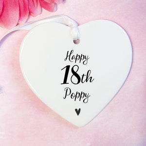 Ornement personnalisé du 18e anniversaire, 18e anniversaire personnalisé, souvenir 18e anniversaire, cadeau 18e anniversaire, 18e