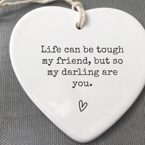 Stay Strong Positive Message Thinking Of You Tough Times Etsy