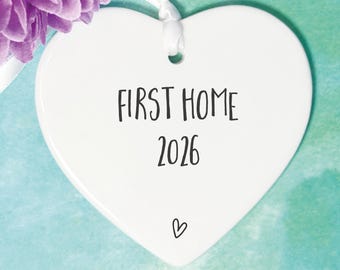 First Home gift  2026 Ceramic Keepsake, Housewarming Gift