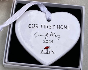 First Home gift 2024, Red house, First Home 2024, Personalised,  Housewarming, First Home keepsake, First Home gift, First Home, house gift,