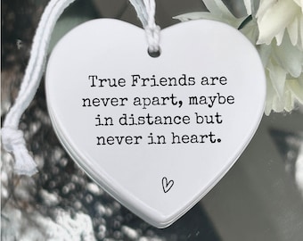 True Friends distance, Positive message, thinking of you, friends, family, missing you, friends apart, family apart, send love, sympathy