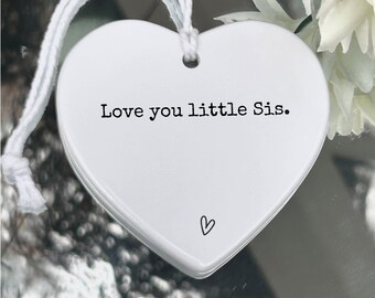 Sister Keepsake, Positive message, thinking of you, tough times, family, missing you, friends apart, family apart, send love,