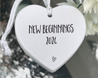 New Beginnings  2024, 2024, New beginnings, New Start, New year 2024,  New home keepsake, new home gift, new life, New Job,