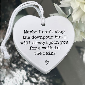 Maybe I can't stop the downpour, friend in need, friend going through a tough time, here for you, always there, friendship, tough times