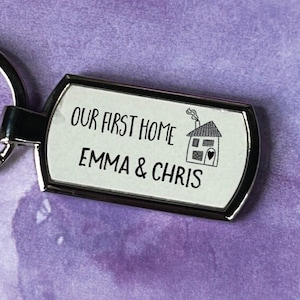 Couples First home keyring, First home gift, for first home, first home keychain, First home, First home ideas,