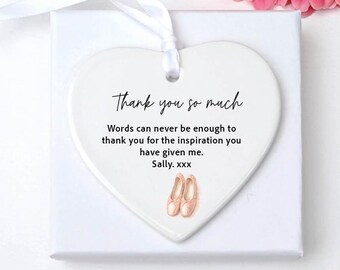 Dance teacher thank you, dancer inspiration, for a ballerina or dancer