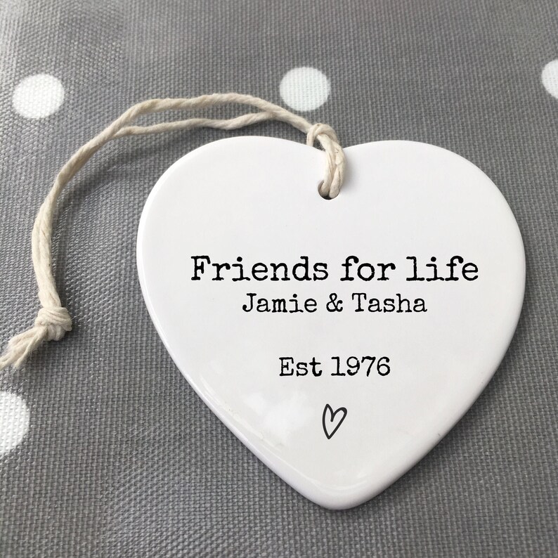 Best Friends Gift Friends for life Personalised Besties Etsy