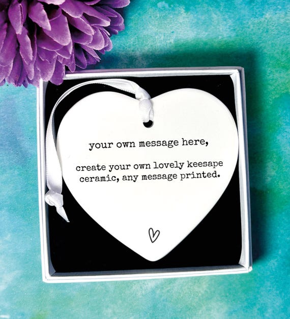 Your message here, Positive message, thinking of you, friendship, family, any message, friends apart, favor, sympathy, personalised, custom