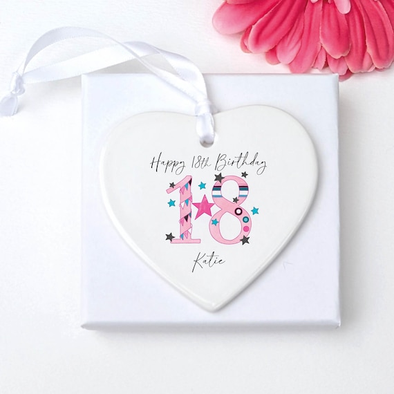 18th Birthday Gift, personalised keepsake, Bunting 18th birthday, 18th Birthday gift, 18th Birthday keepsake, 18th, 18th Gift for her, 18th