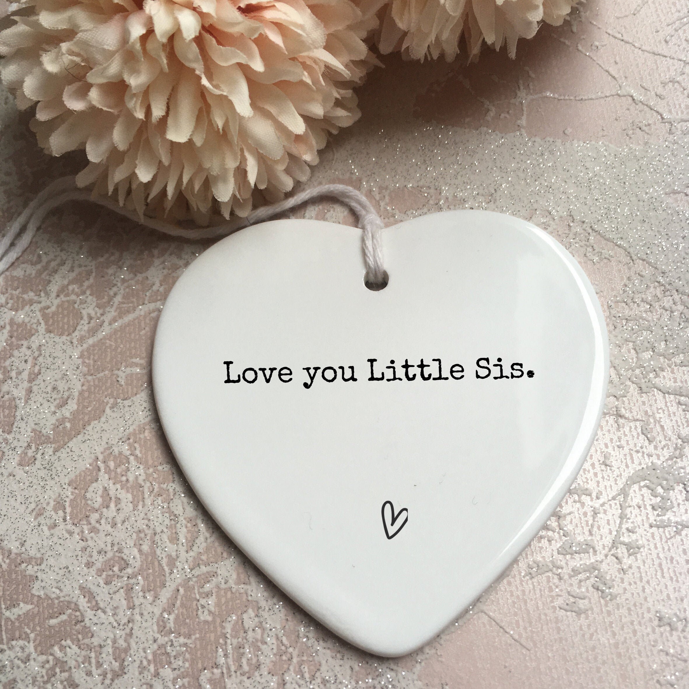 Sister Keepsake Positive Message Thinking of You Tough Etsy UK