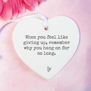 Don&#39;t give up, Positive message, thinking of you, friends, family, missing you, stay strong, family apart, send love, sympathy