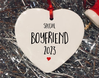 Boyfriend Xmas Ornament, Boyfriend Xmas, Special Boyfriend, 2023 Christmas, 2023 ornament, Christmas 2023, Tree decoration 2023,